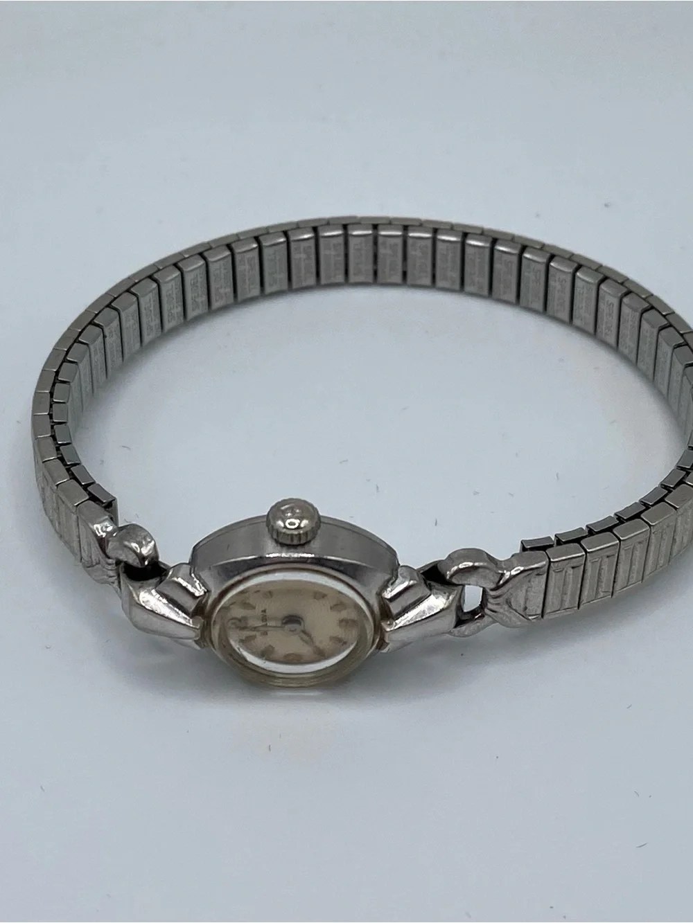 Bulova 10k rolled gold plate U4835 with Seidel  Ladies SilverTone Band Watch